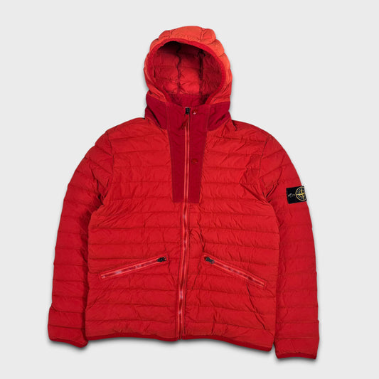 Stone Island Loom Woven Down Chambers Puffer Jacket XL