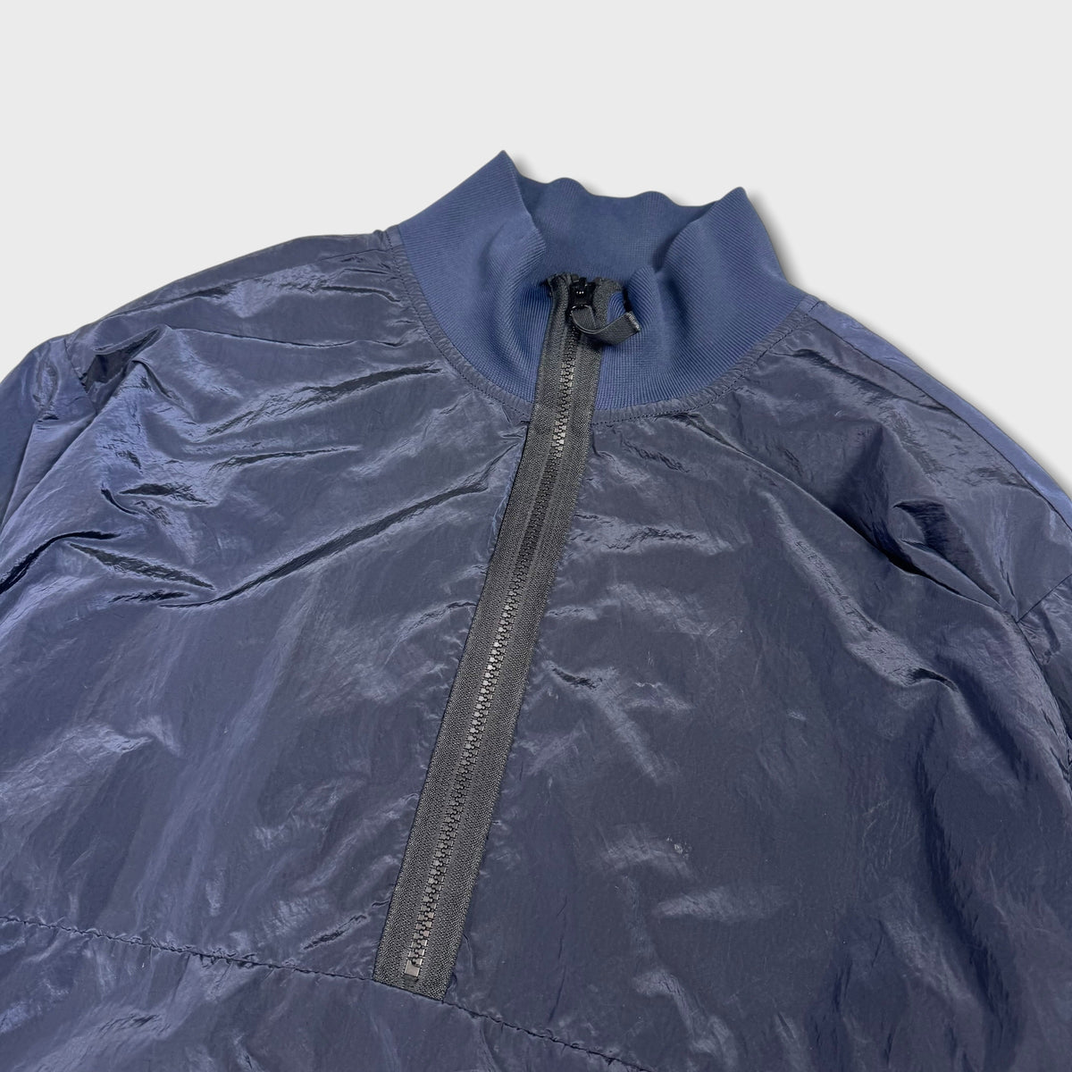 Stone Island Navy Nylon Metal Pullover Smock Jacket XXL