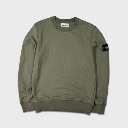 Stone Island Olive Green Crewneck M