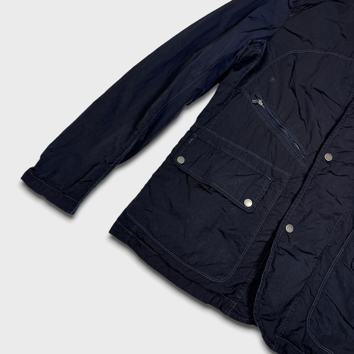 CP Company x Jaeger-Lecoltre Navy Reversible Goggle Jacket XL