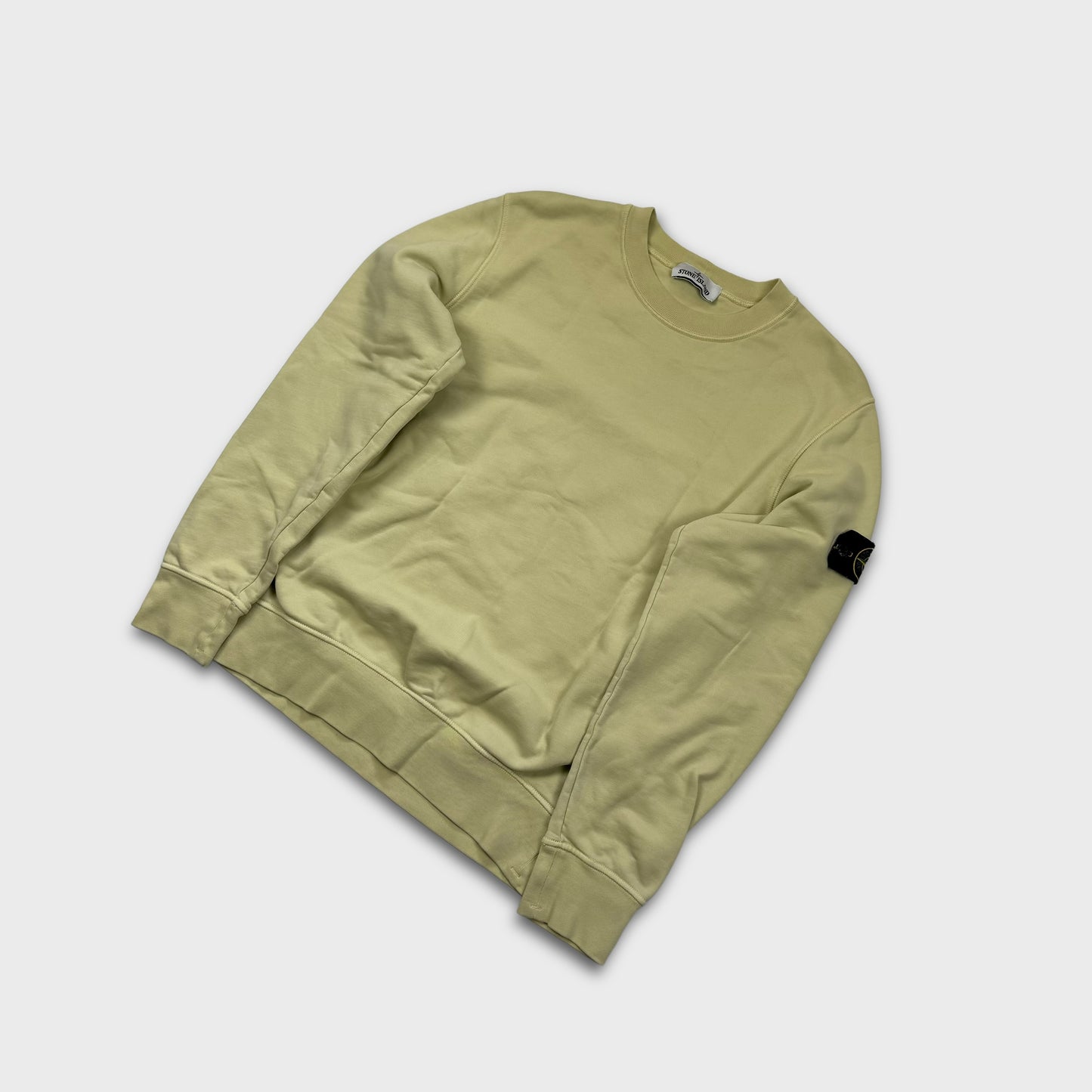 Stone Island Pale Yellow Crewneck M