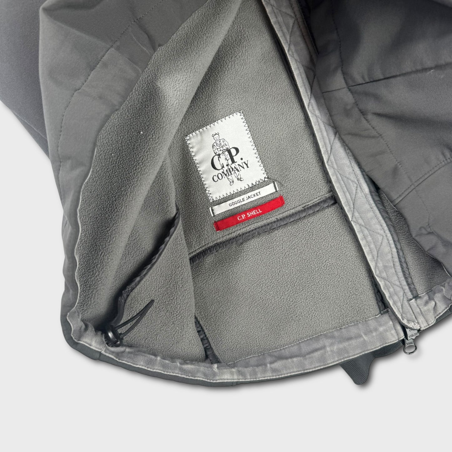 CP Company Charcoal Grey Goggle Soft Shell Jacket M