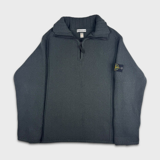 Stone Island 2000 Quarter Zip Knit XXL