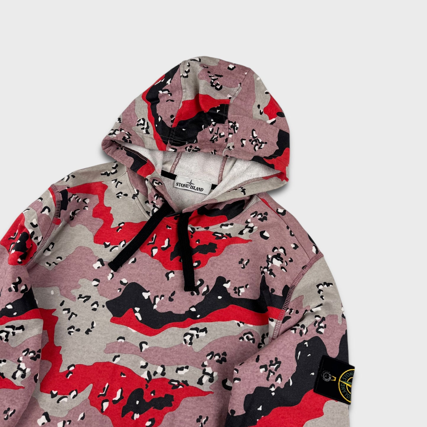 Stone Island Desert Camo Hoodie M