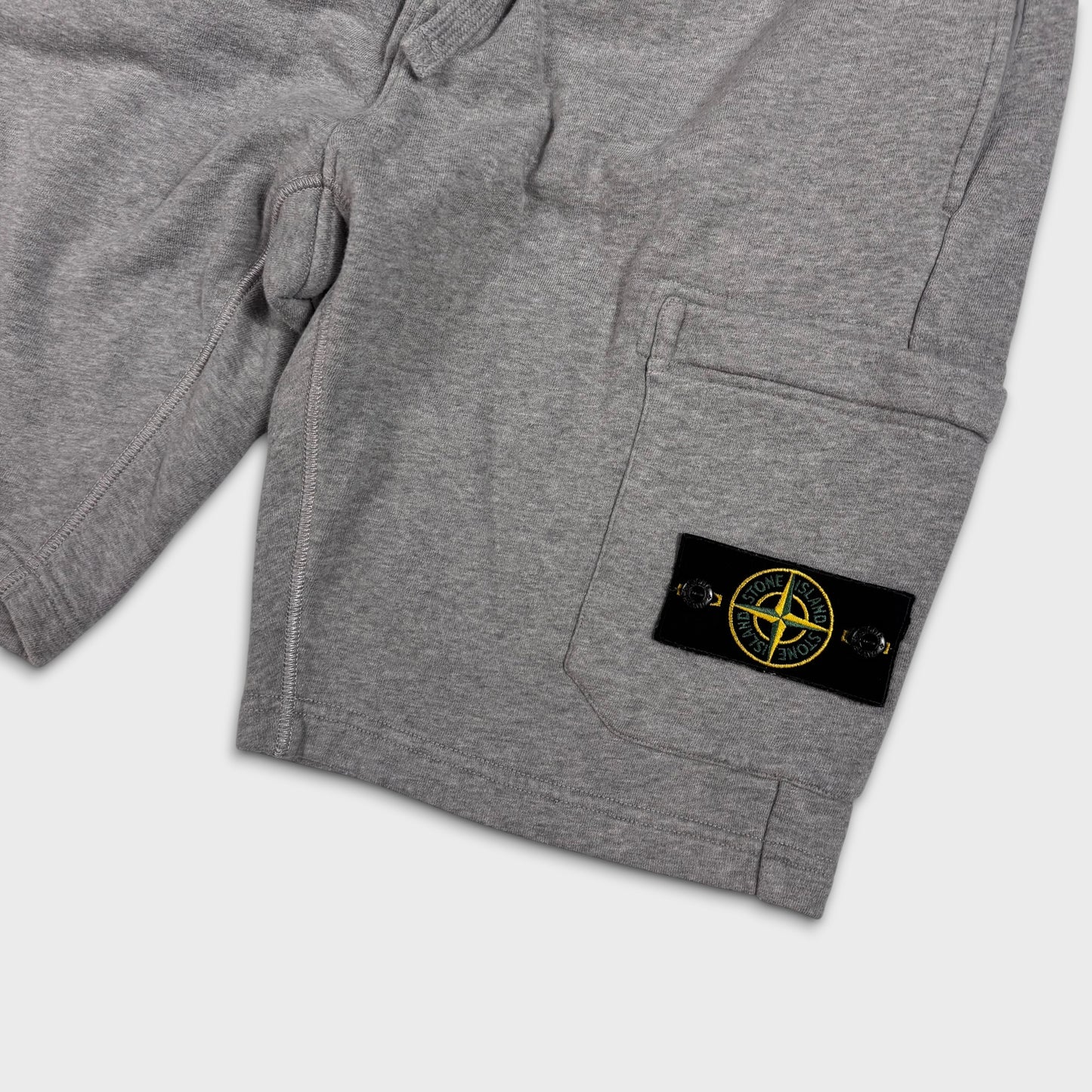 Stone Island Grey Cotton Shorts M