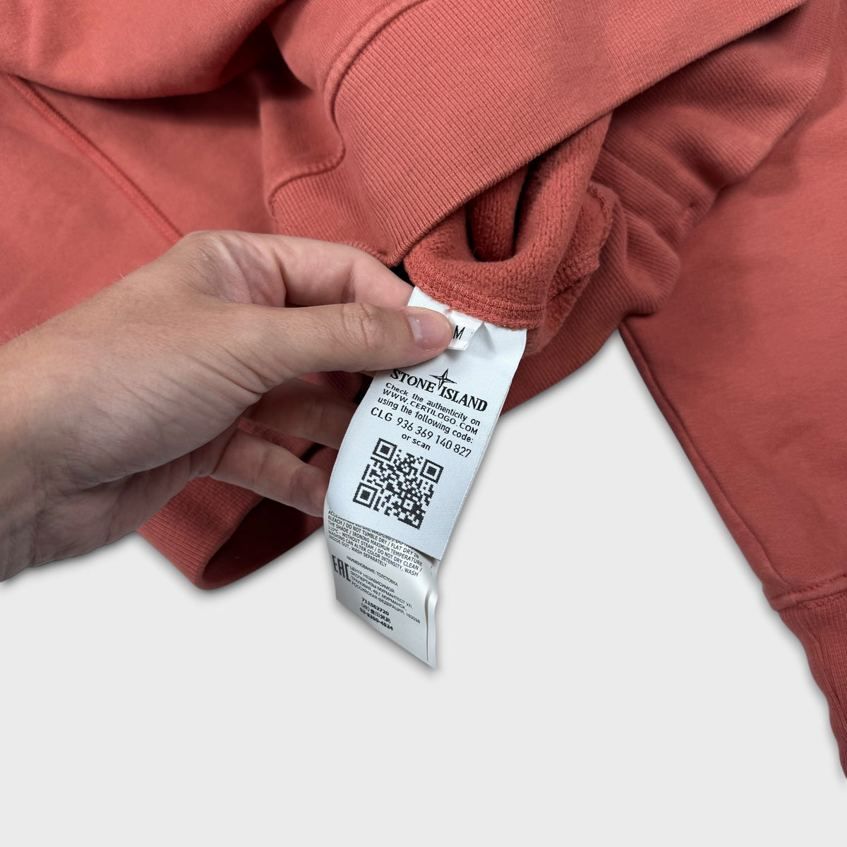 Stone Island Rust Red Crewneck M