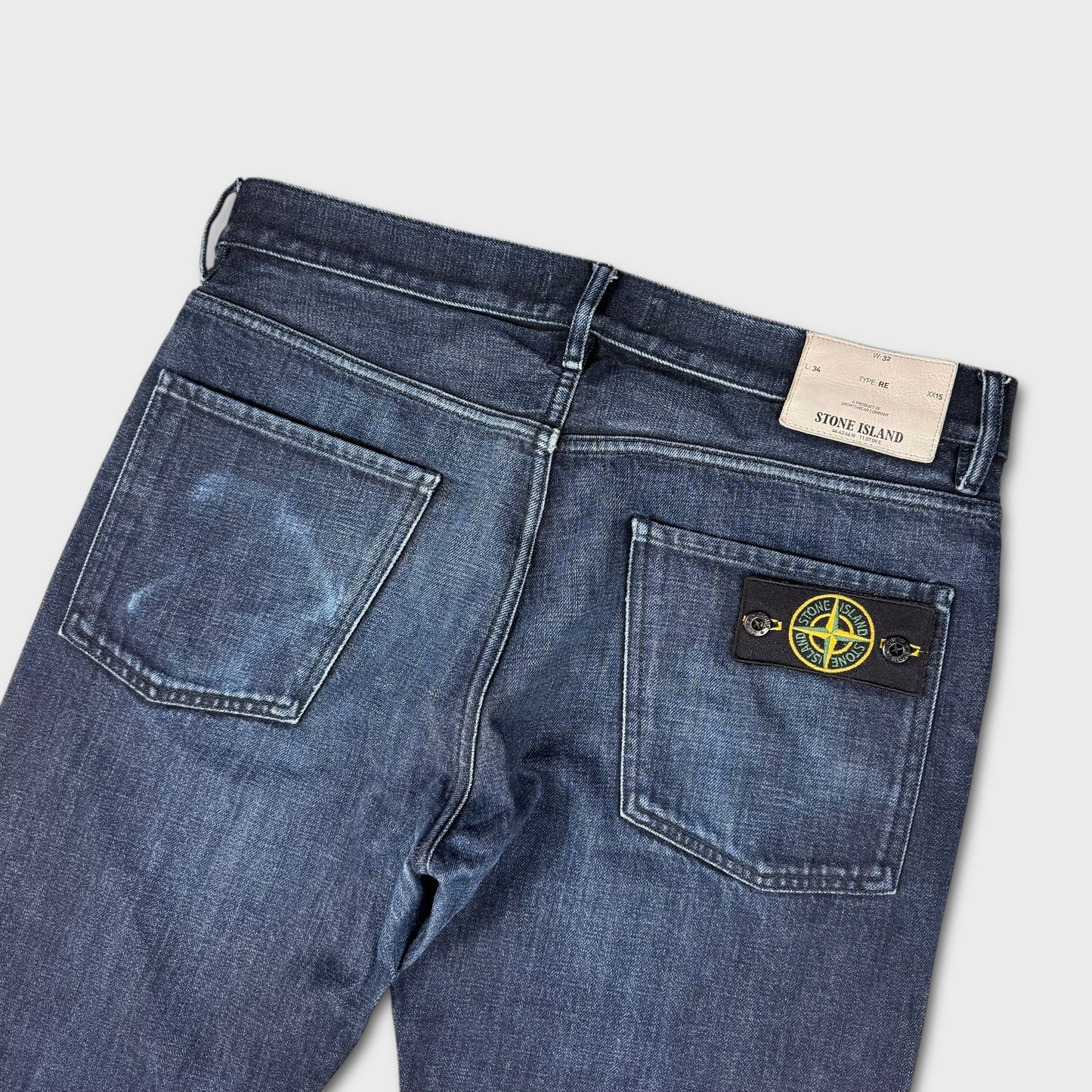 Stone Island Dark Blue Denim Jeans W32