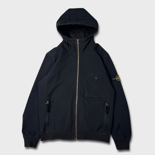 Stone Island Black Soft Shell Jacket L