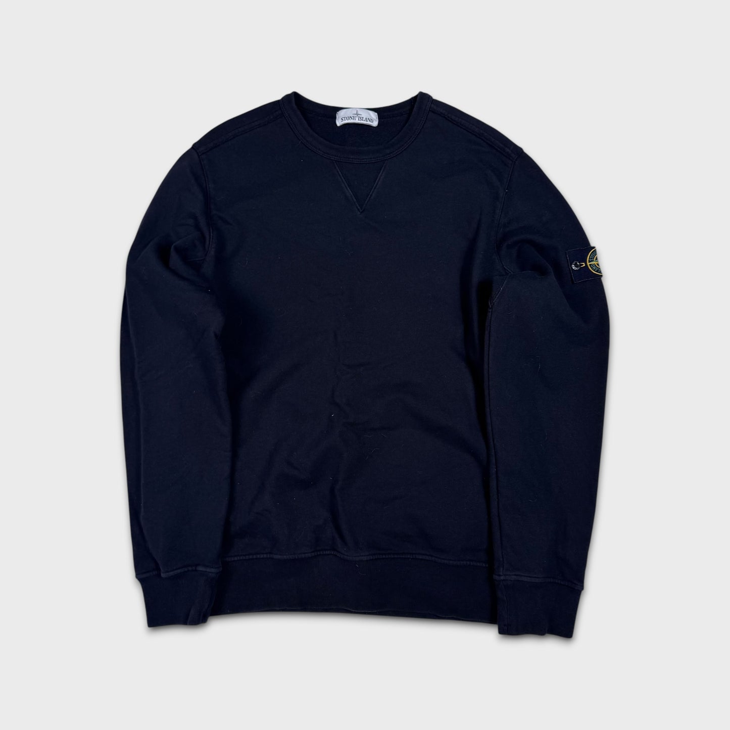 Stone Island Black Crewneck Sweatshirt XL