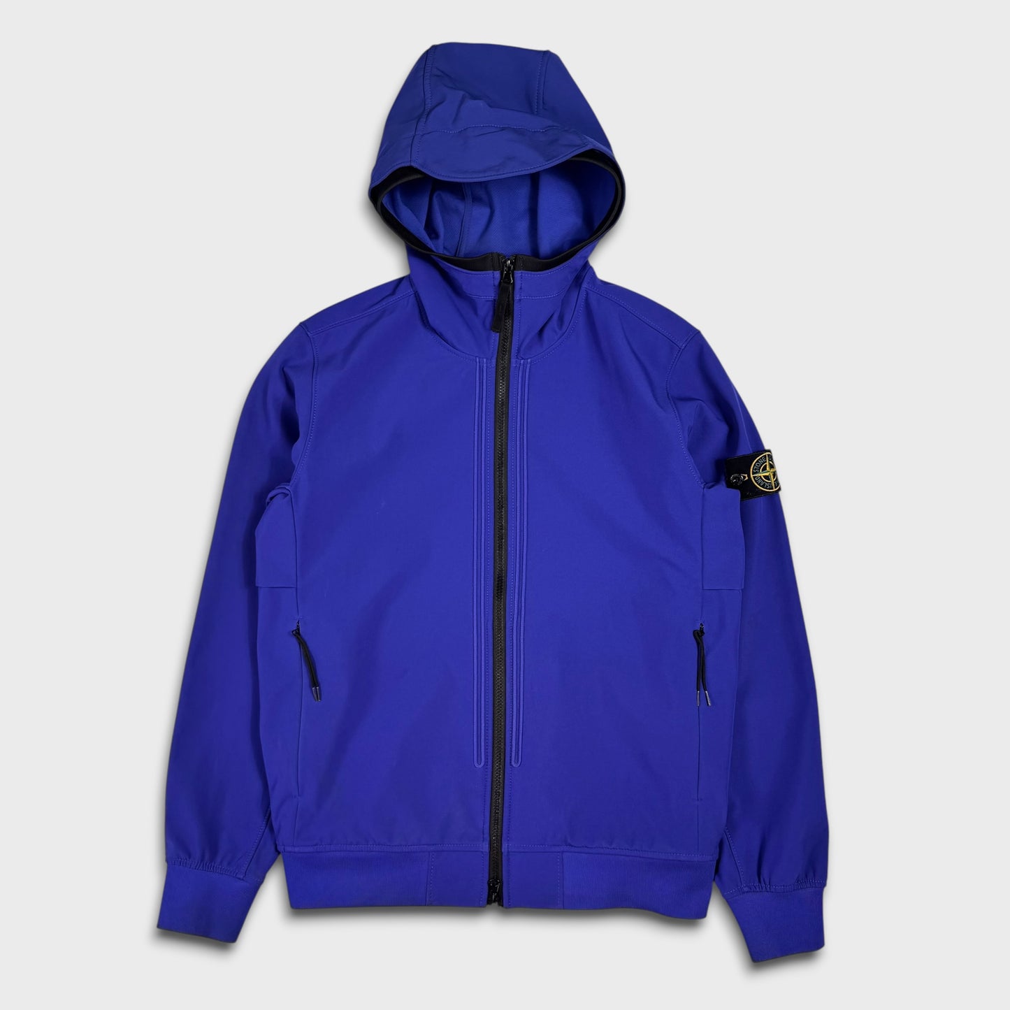 Stone Island Royal Blue Soft Shell Jacket M
