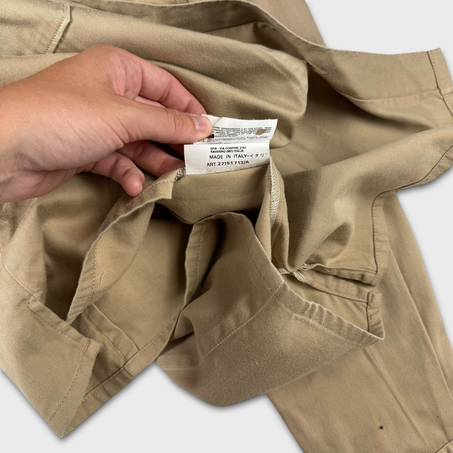 Stone Island 90’s Brushed Cotton Button Shirt L