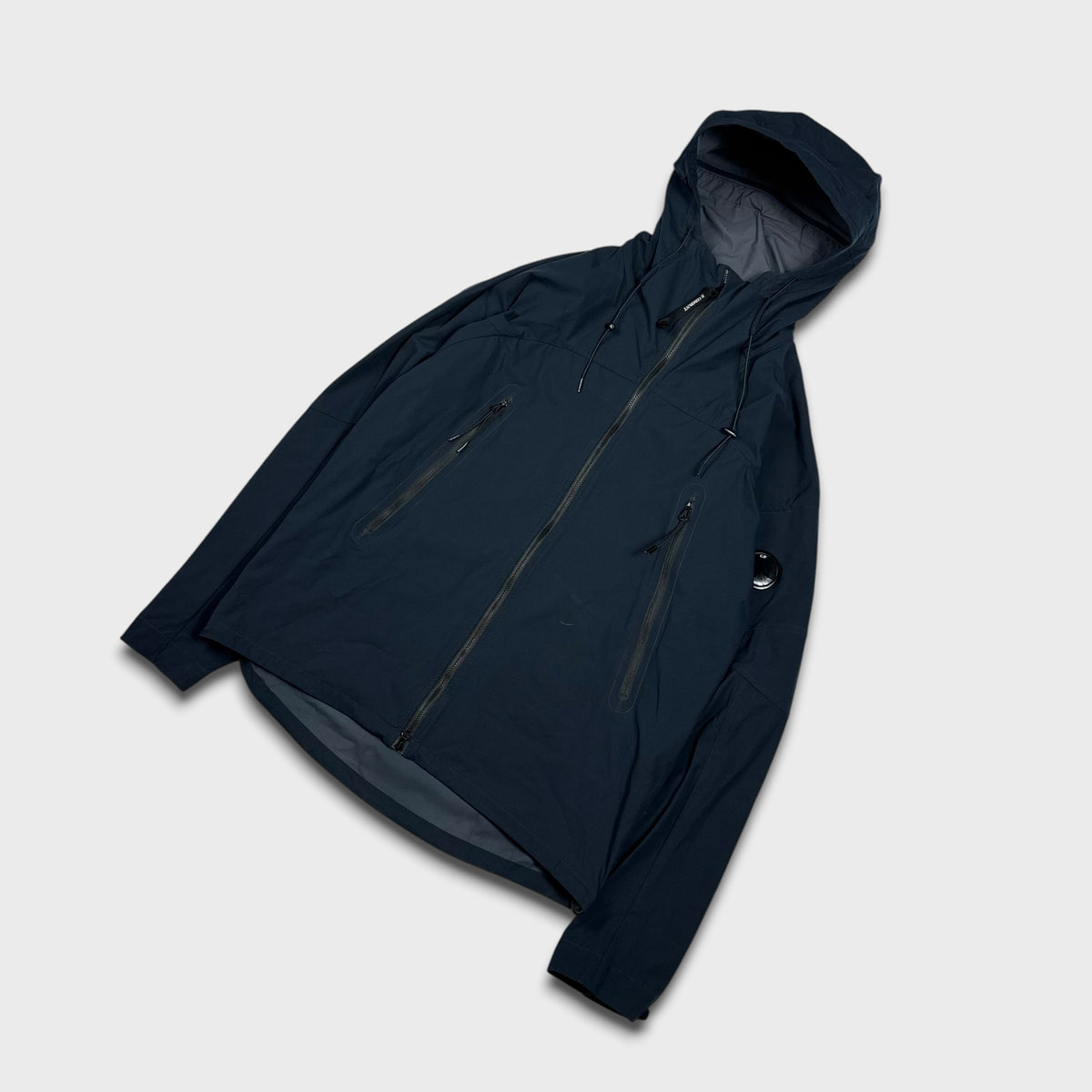 CP Company Navy Pro-Tek Hooded Lens Jacket XL