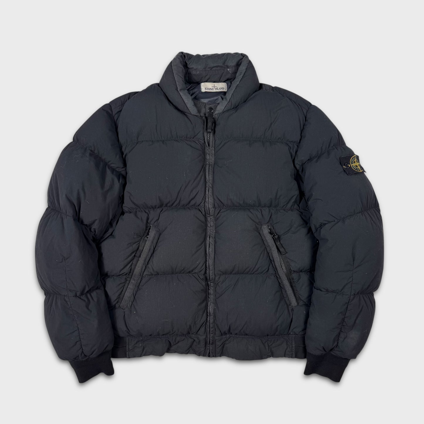 Stone Island Organic Feel Nylon Tela Down Jacket L