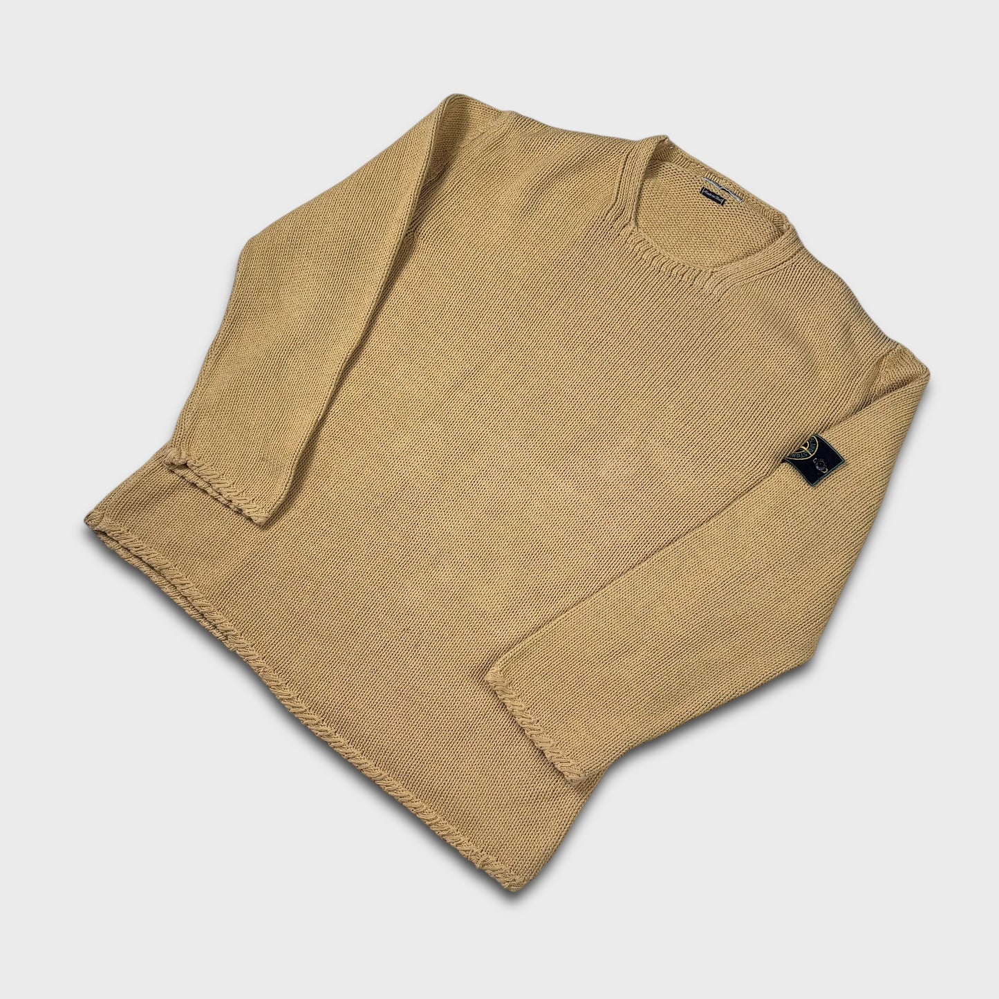 Stone Island ‘98 Yellow Cable Knit XXL
