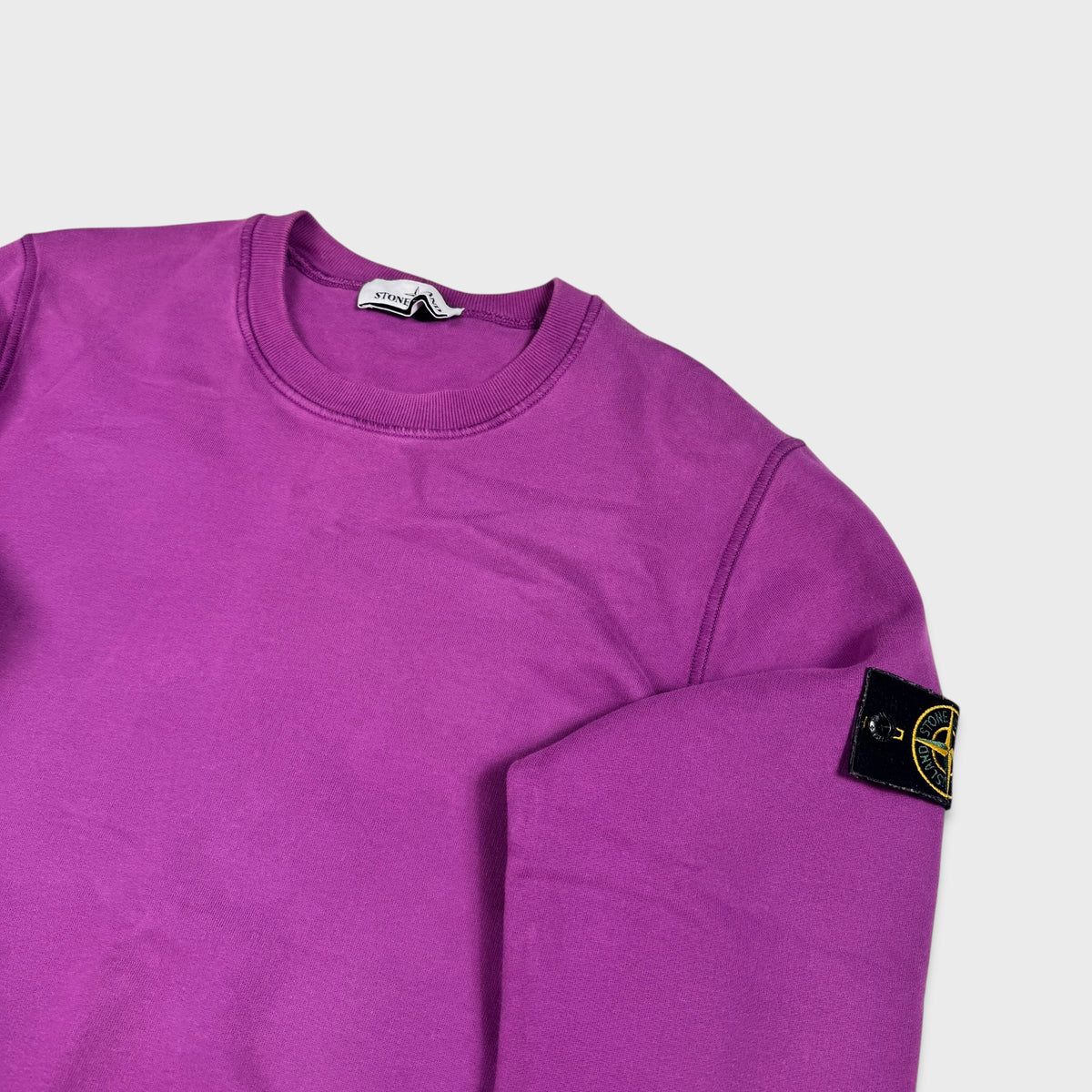 Stone Island Magenta Crewneck Sweatshirt M