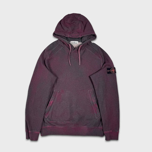 Stone Island Purple Dust Hoodie L