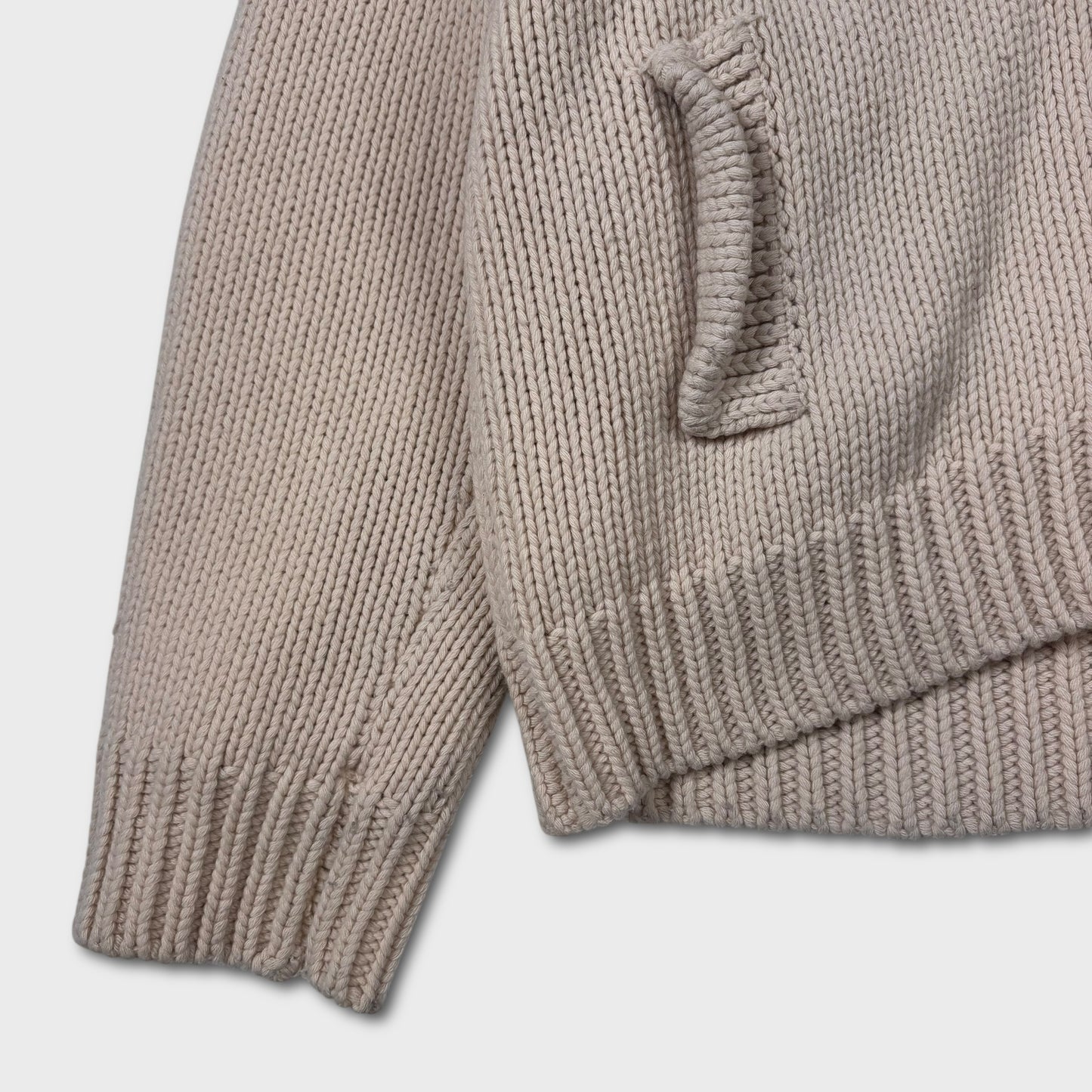 Stone Island AW2003 Heavyweight Dutch Rope Knit Liner Jacket XXL