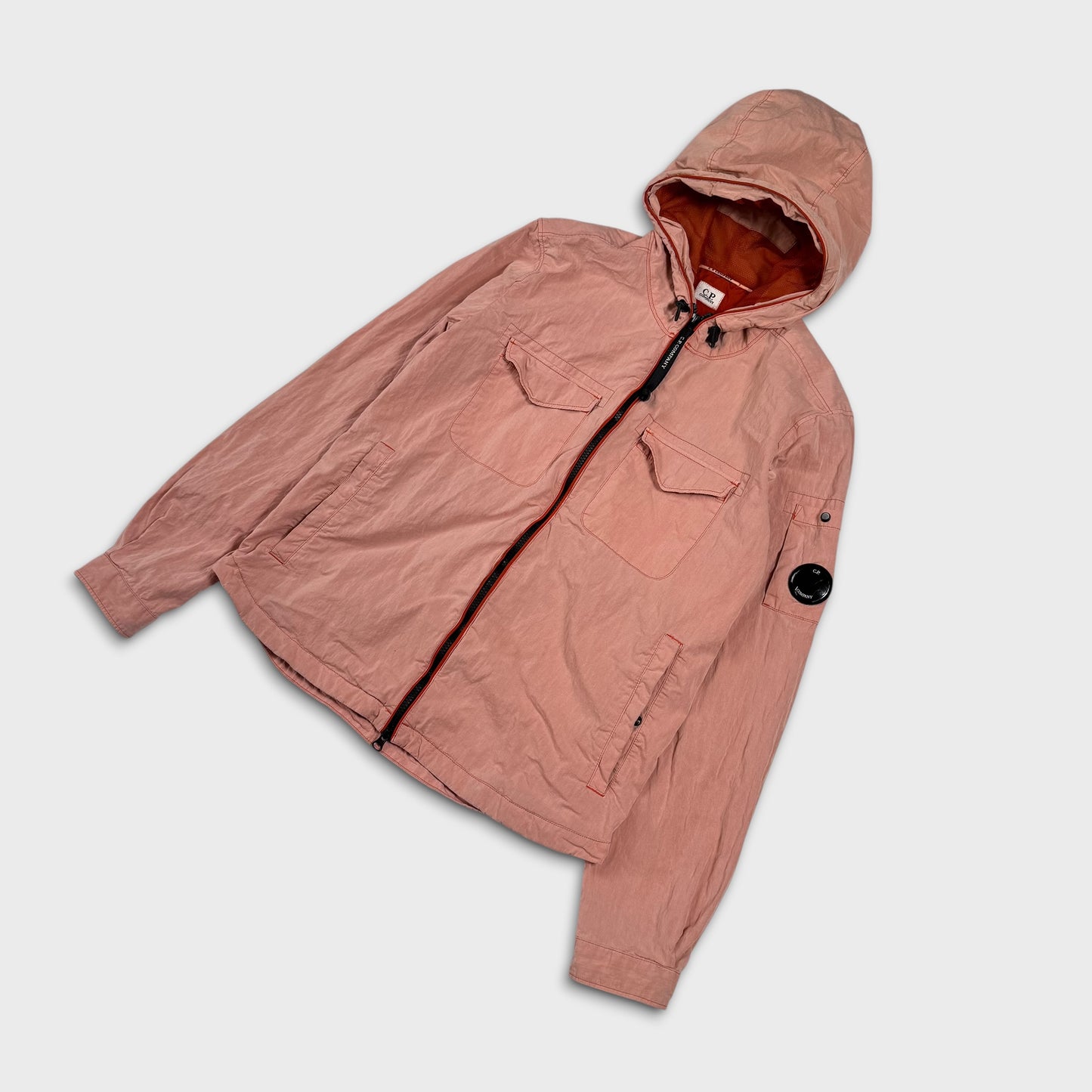 CP Company Salmon Pink Tela Windbreaker Jacket M