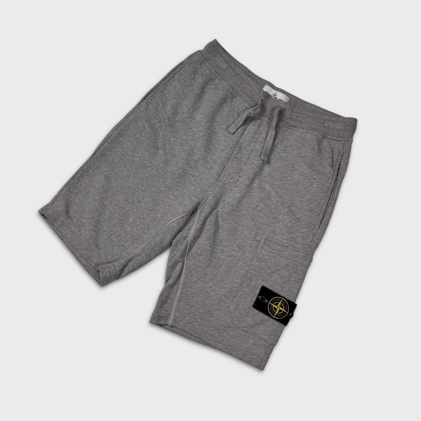 Stone Island Grey Cotton Shorts S