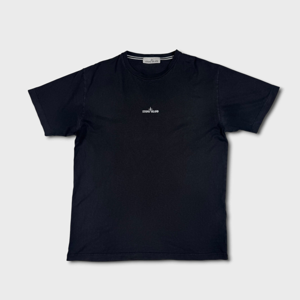 Stone Island Black Graphic T-Shirt XL