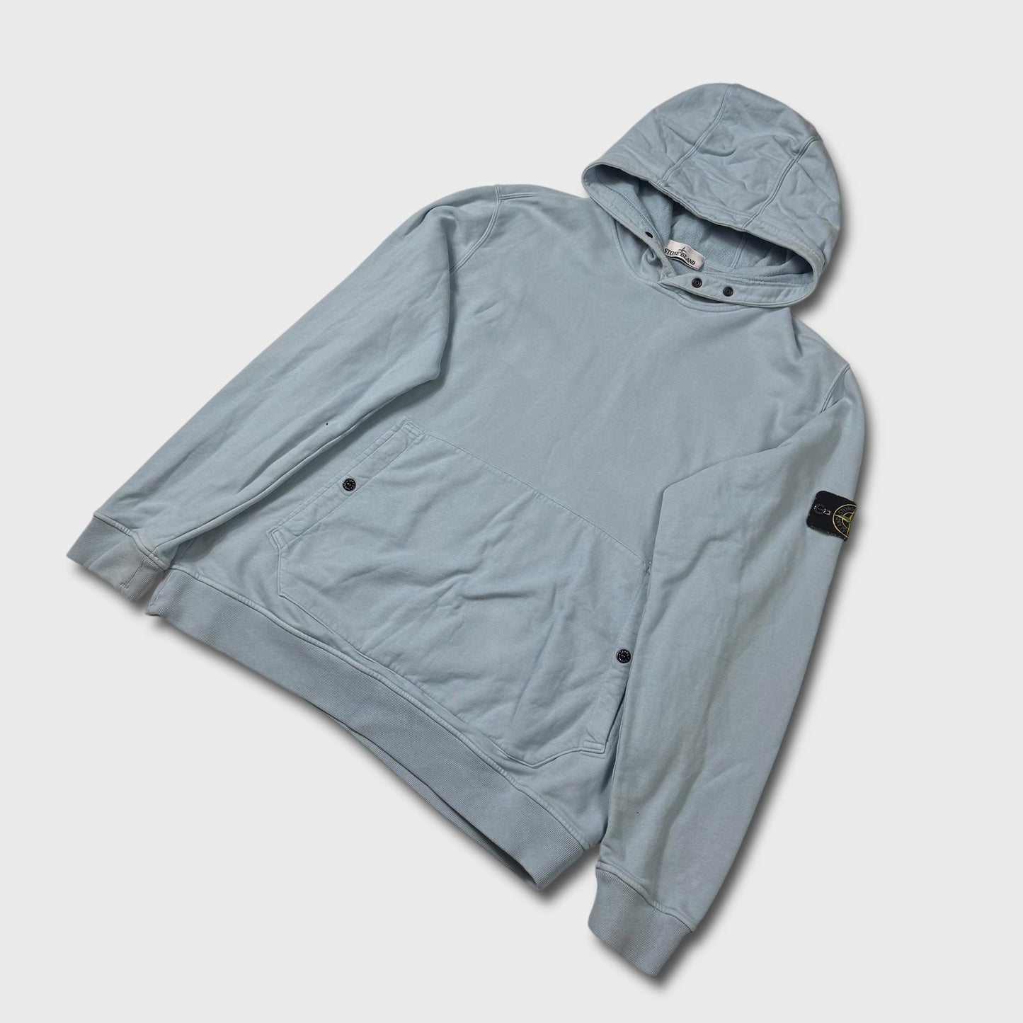 Stone Island Baby Blue Pullover Hoodie 3XL