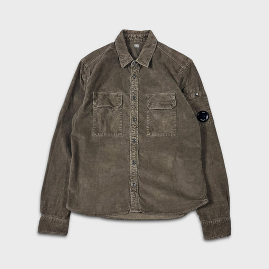 CP Company Olive Green Corduroy Shirt S