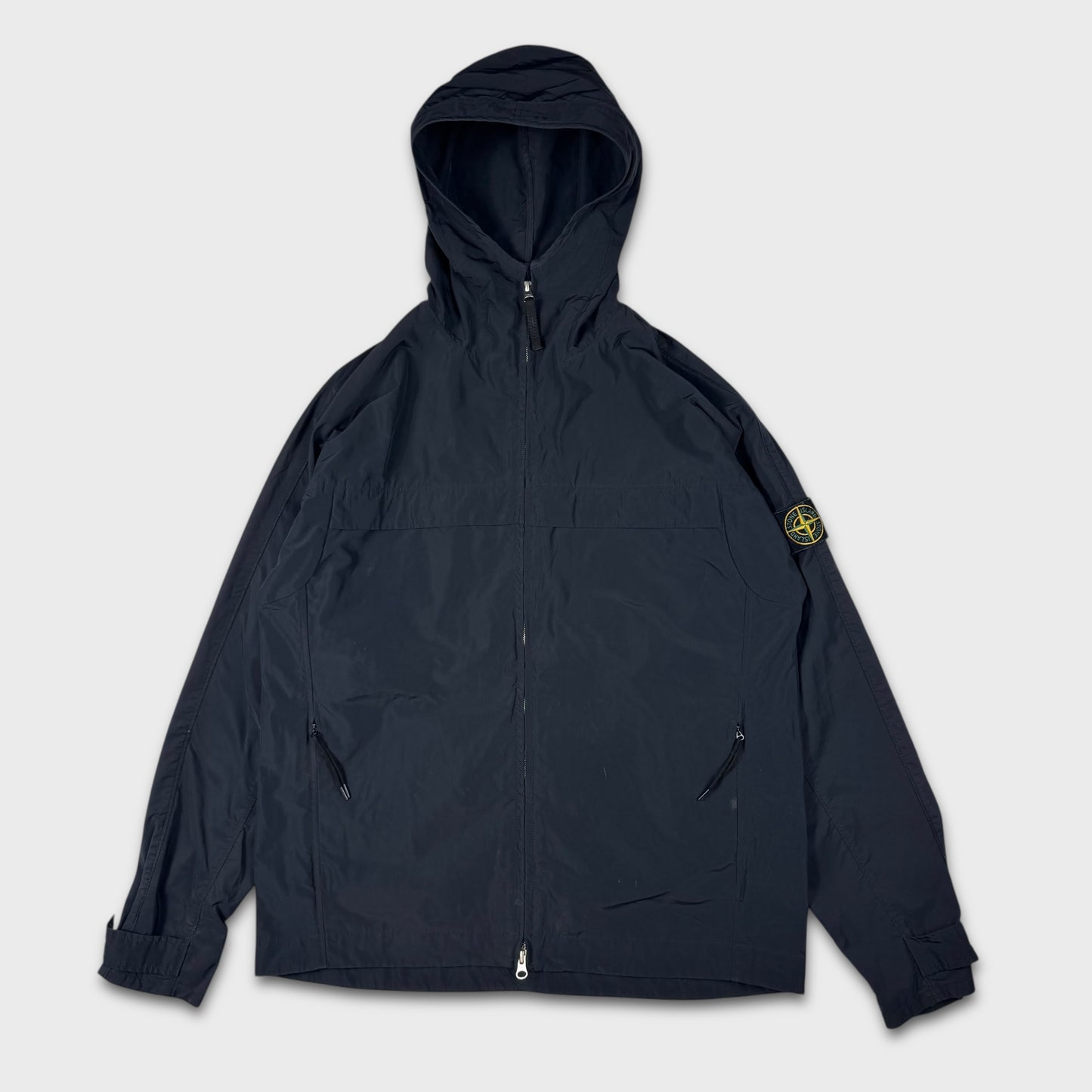 Stone Island Black Weather Resistant Micro Reps Jacket M