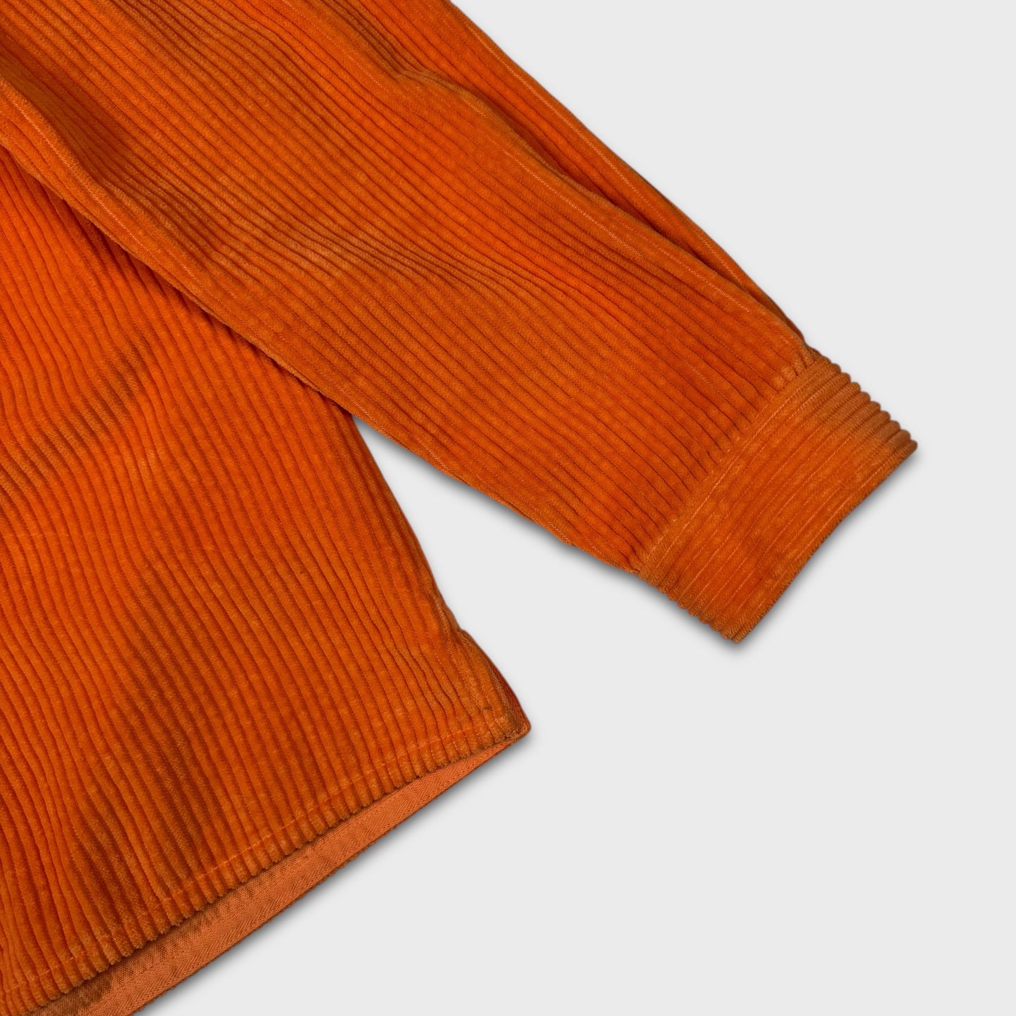 Stone Island Orange Corduroy Overshirt XL