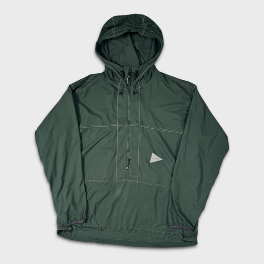 And Wander Forrest Green Packable Pertex Windbreaker Jacket XL