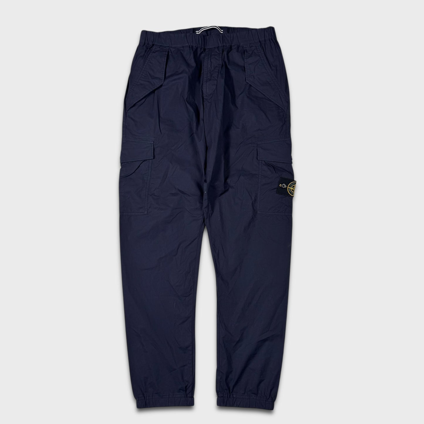 Stone Island Navy Tela Cargo Pants W36