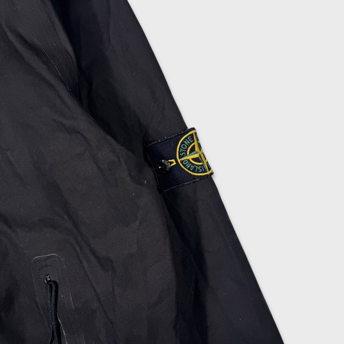 Stone Island 2008 Ventile Taped Seam Hooded Jacket XL