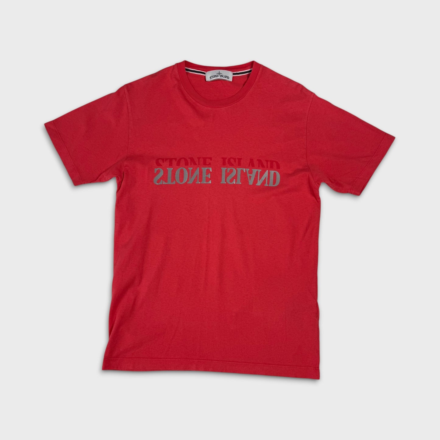 Stone Island Red Reflective T-Shirt S