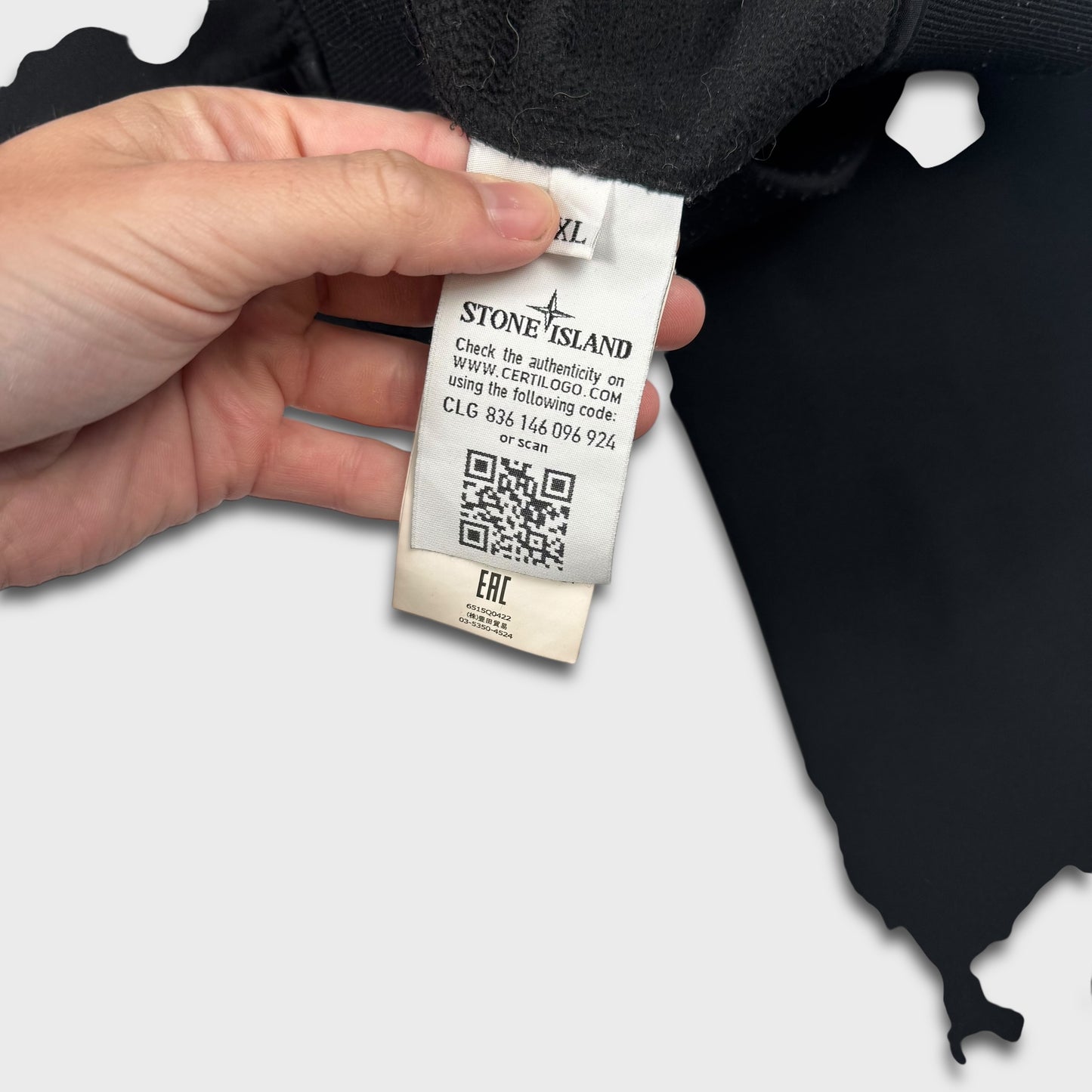 Stone Island Black Soft Shell-R Jacket XL