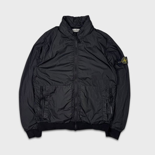 Stone Island Black Crinkle Reps NY Jacket L