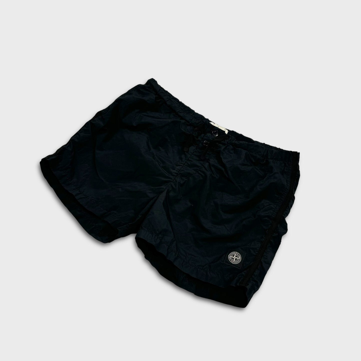 Stone Island Nylon Patch Swim Shorts L