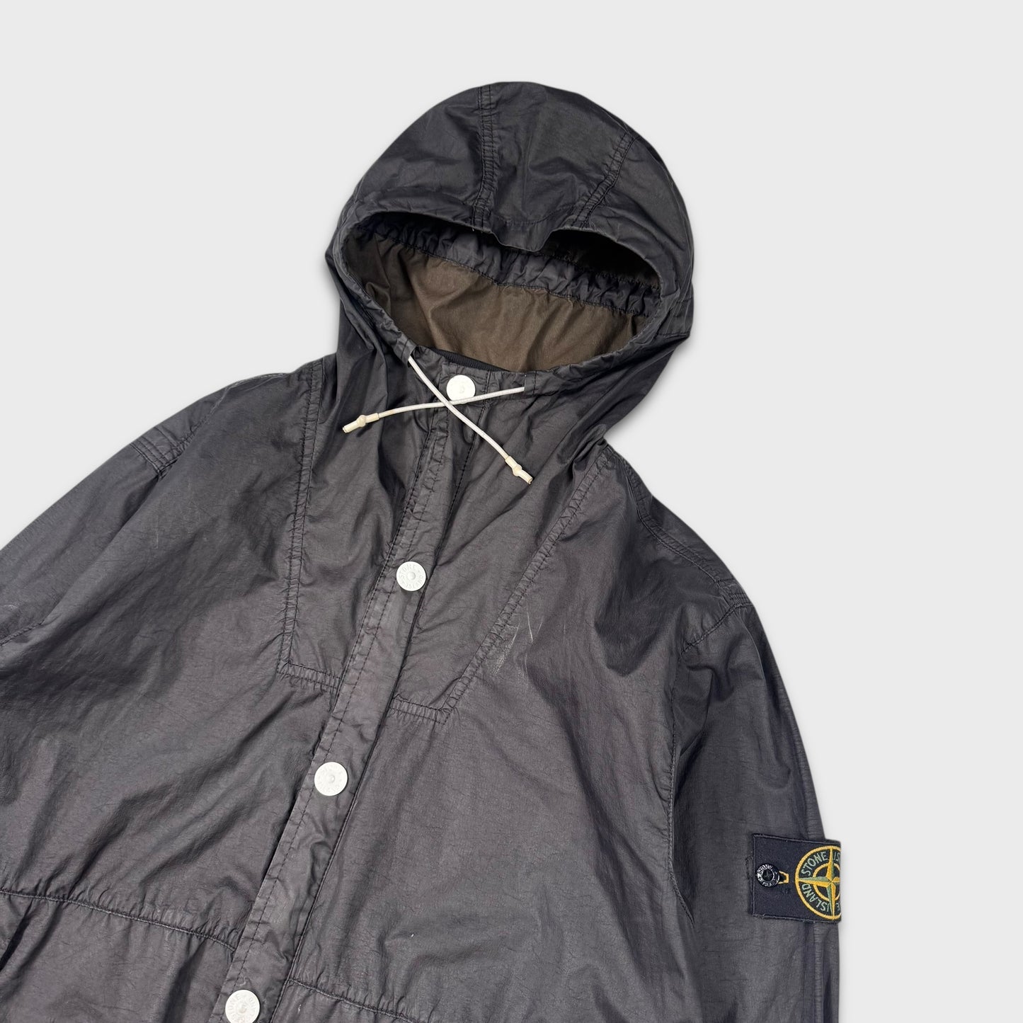 Stone Island Charcoal Membrana 3L TC Jacket L