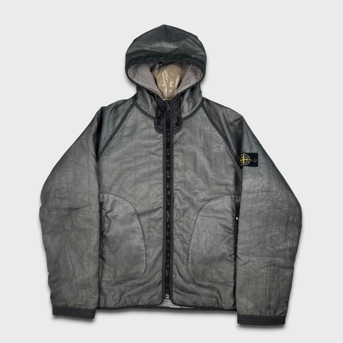 Stone Island 2001 Grey Monofilament Jacket XL