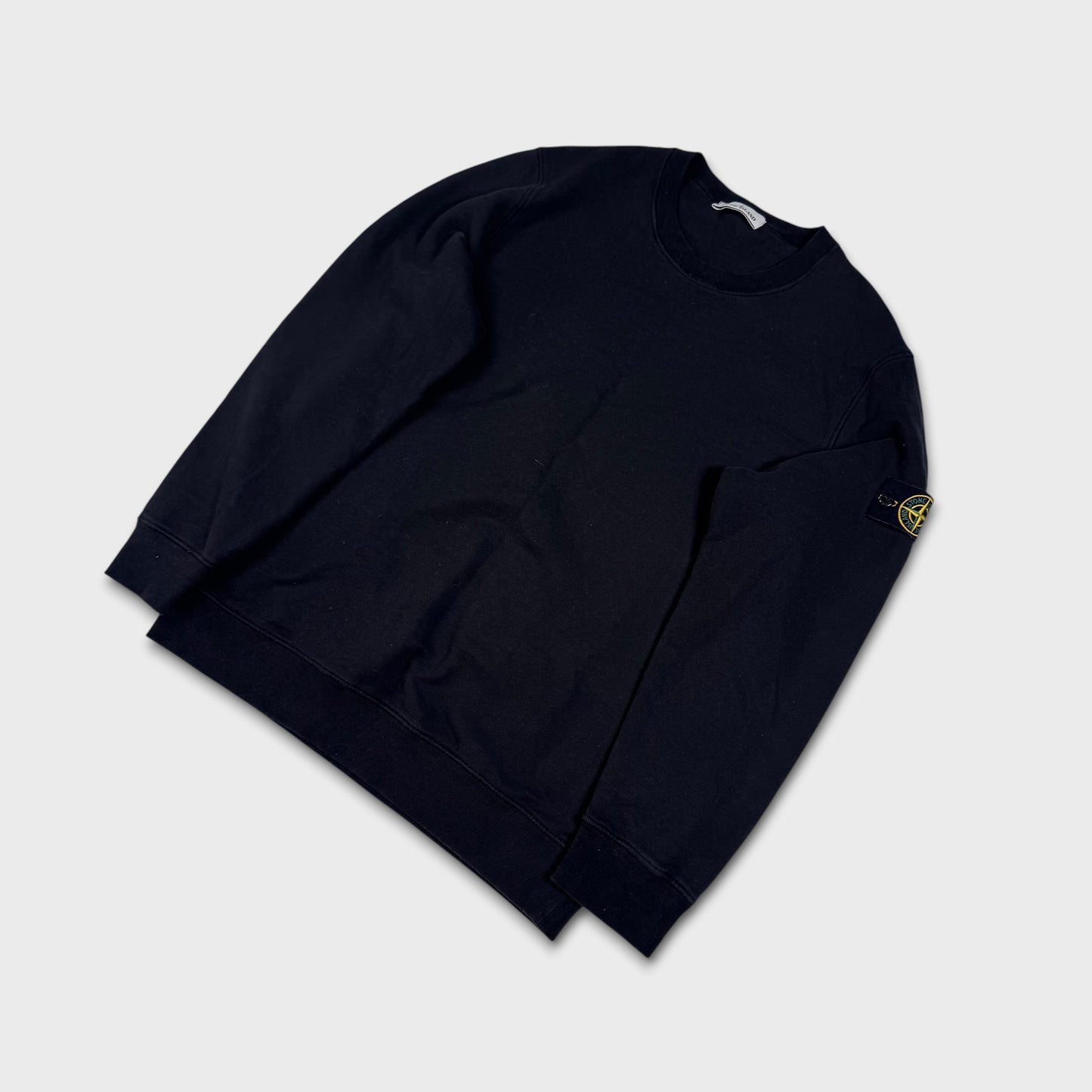 Stone Island Black Crewneck Sweatshirt XXL