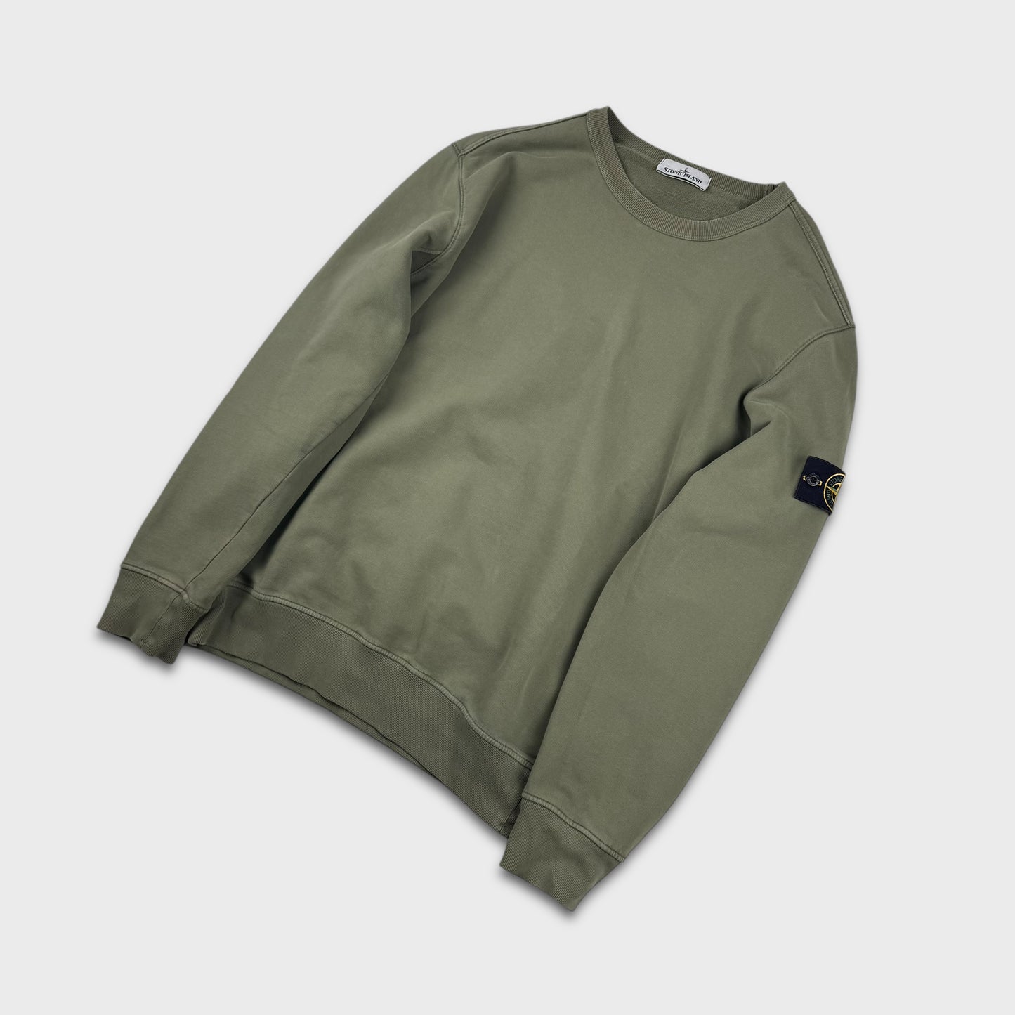 Stone Island Olive Green Crewneck XXL