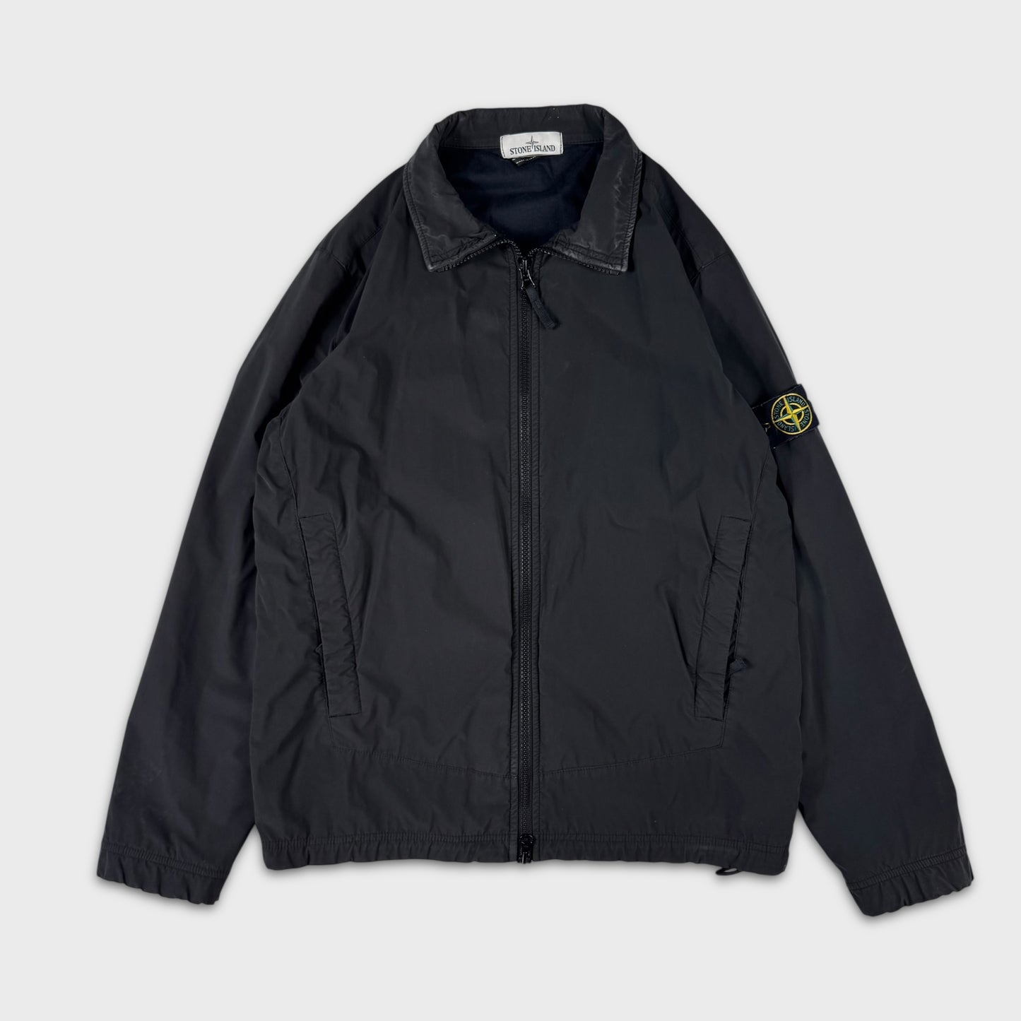 Stone Island Mussola Gommata Velour Jacket L