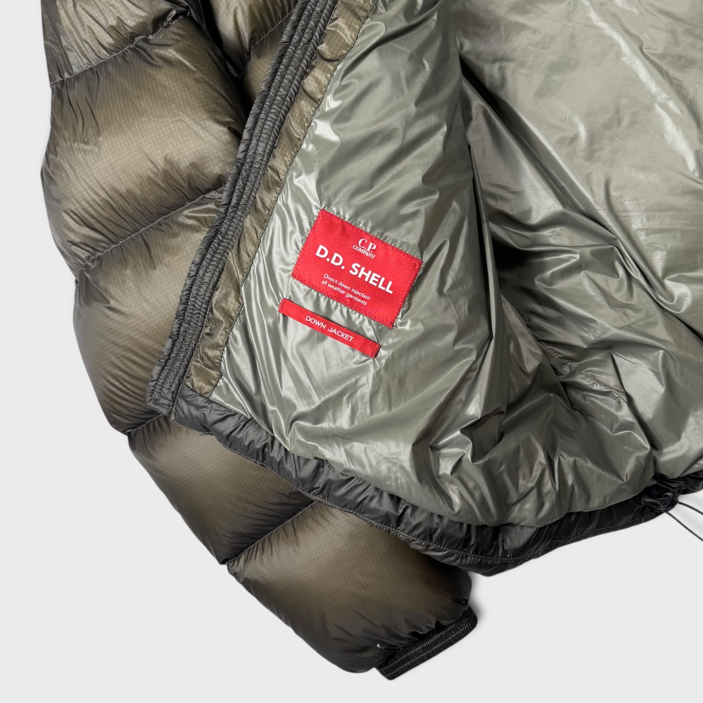 CP Company Olive Grey DD Shell Puffer Jacket XXL – ArchiveJoy