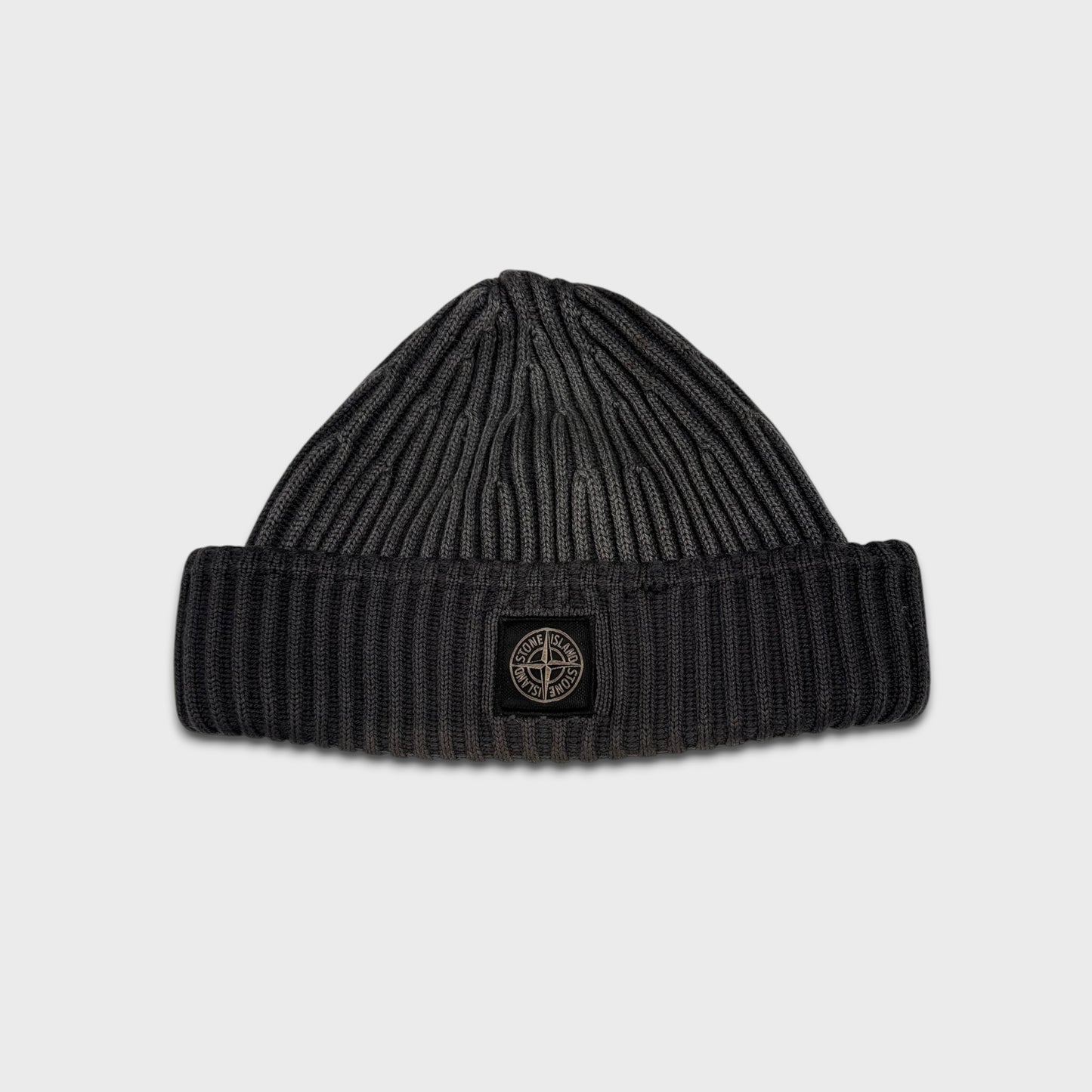Stone Island Two-Tone Ribbed Beanie