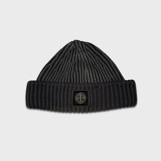 Stone Island Two-Tone Ribbed Beanie