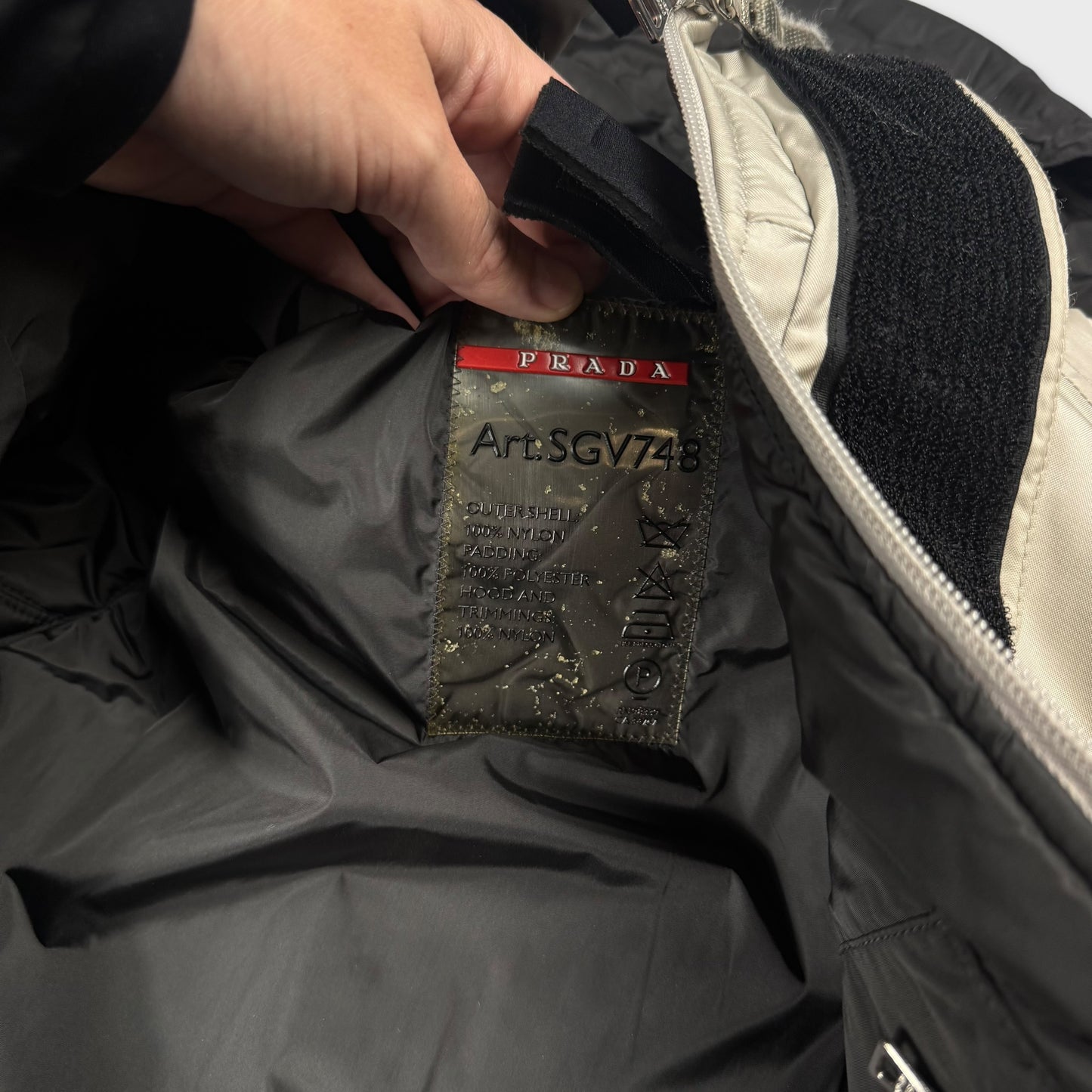 Prada Sport Quilted Ski Jacket M