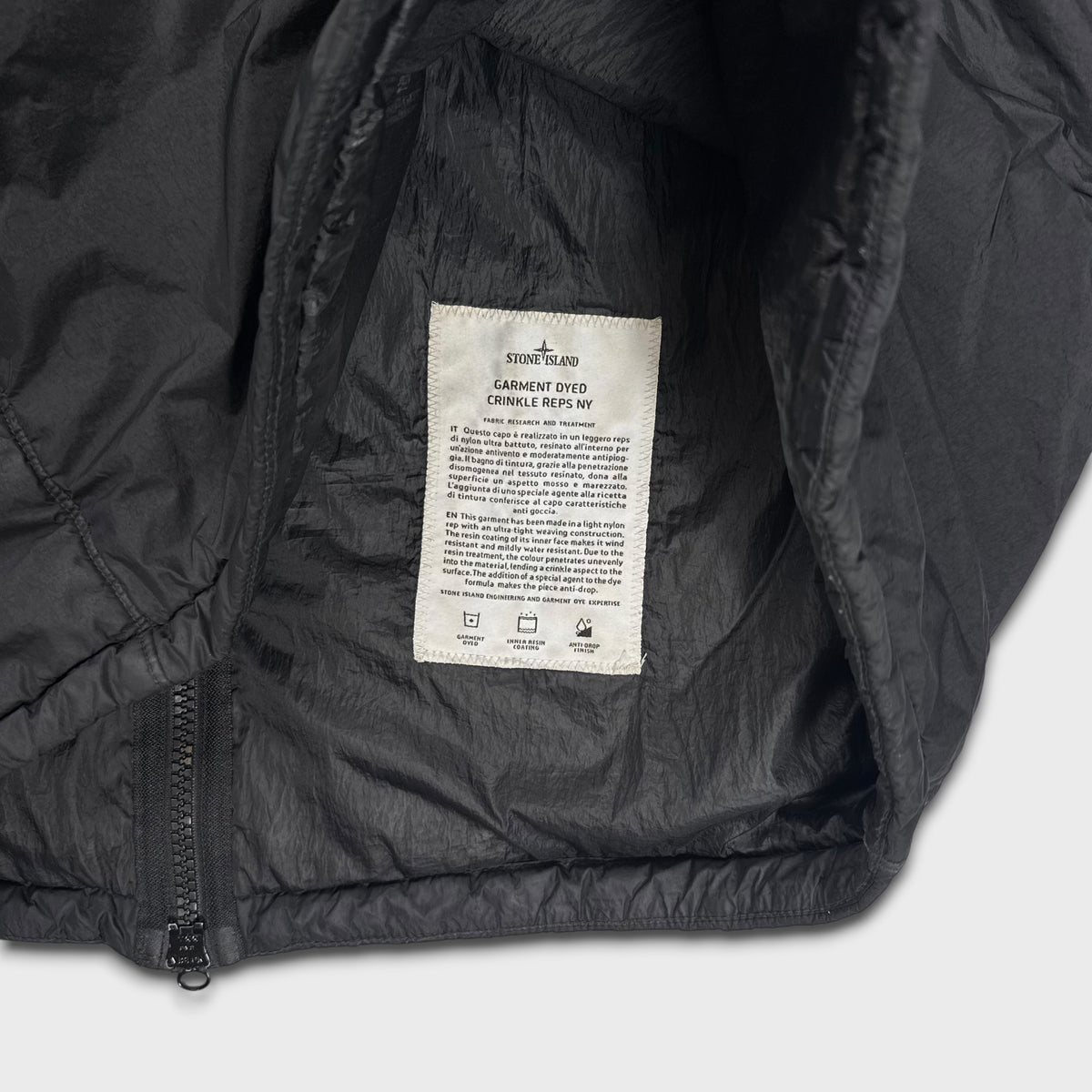 Stone Island Garment Dyed Crinkle Reps Down NY Jacket XL