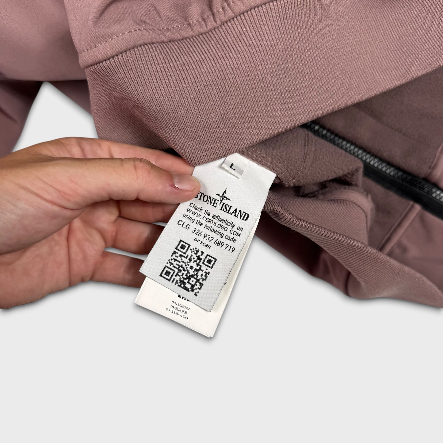 Stone Island Pink Soft Shell-R Jacket L