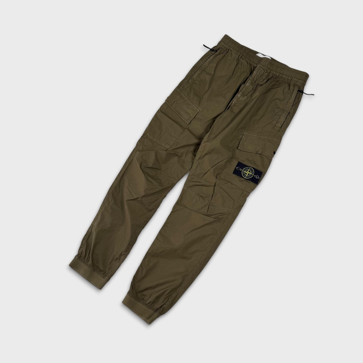 Stone Island Olive Green Cargo Pants W30