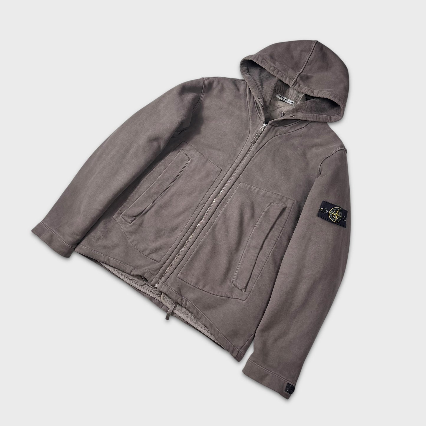 Stone Island Heavy Cotton Hooded Jacket w/ Liner L