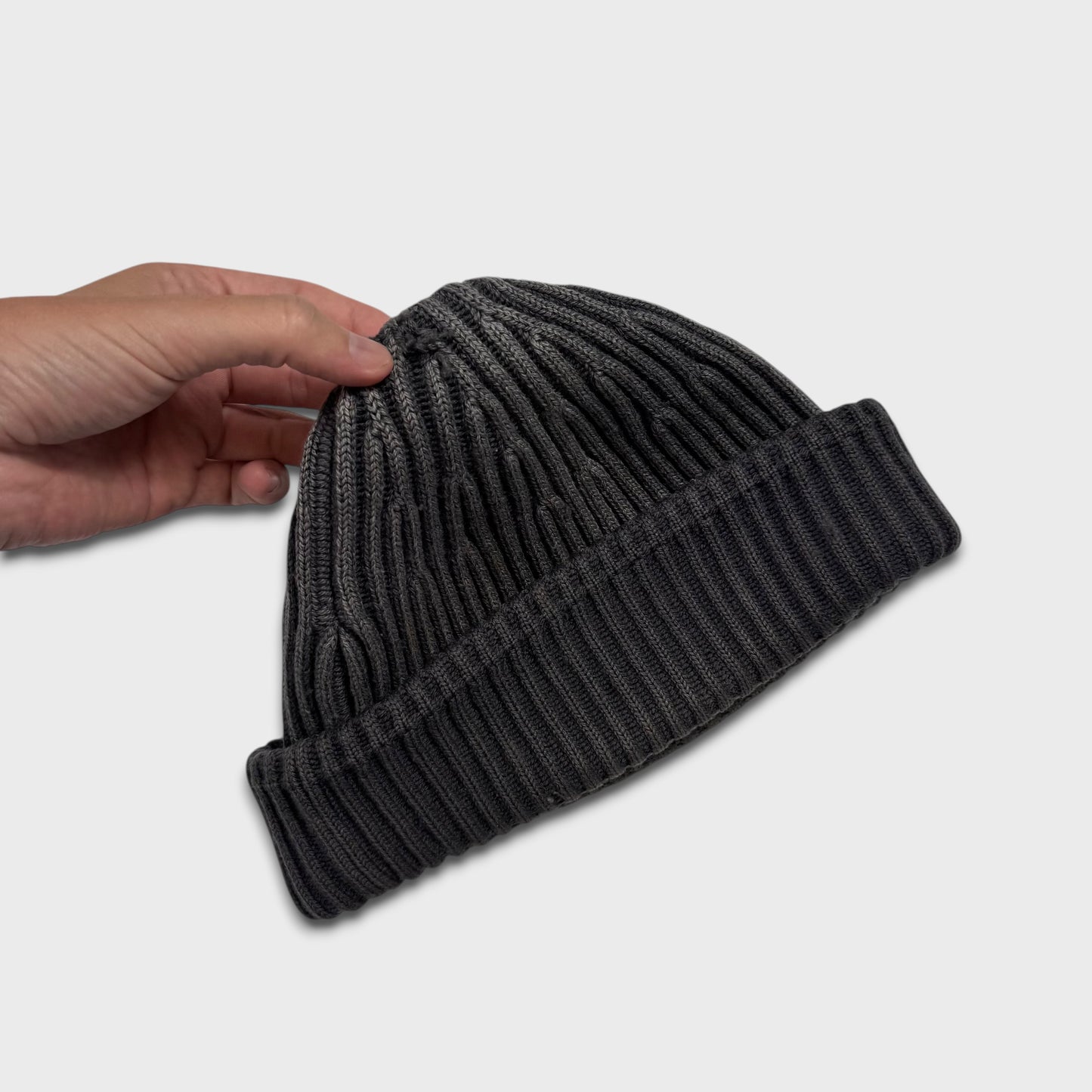 Stone Island Two-Tone Ribbed Beanie
