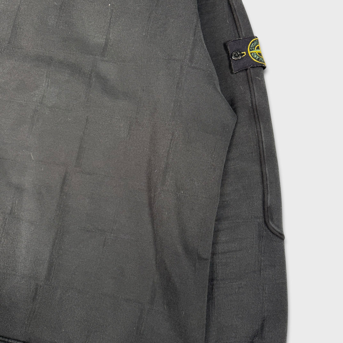 Stone Island Pattern Black Crewneck XL